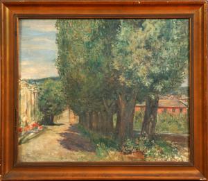 Oscar Saccorotti (Rom 1898 Megli GE 1986) Villa Faraggiana in Albissola Marina, 1925